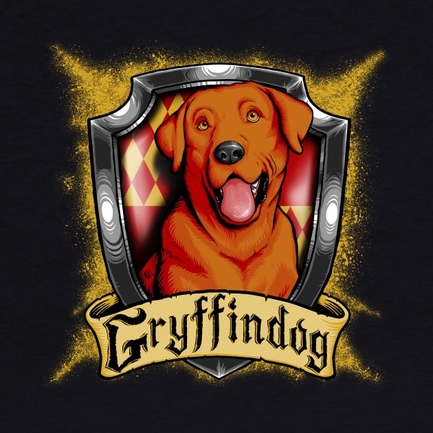 Hairy Pupper House Gryffindog by dauntlessds